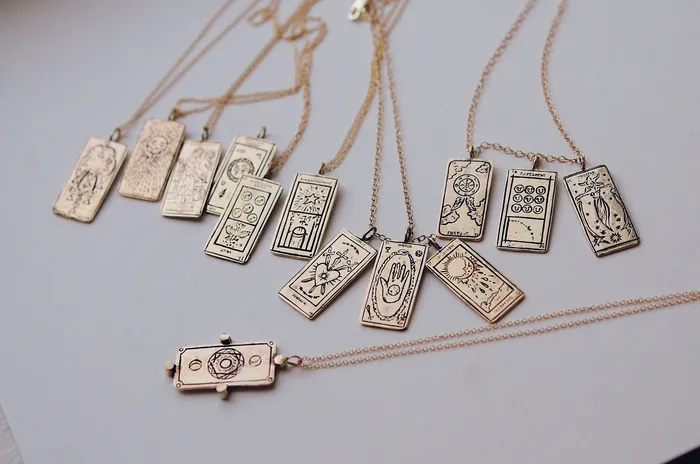 Necklaces Sofia Zakia The Star Tarot Card Necklace