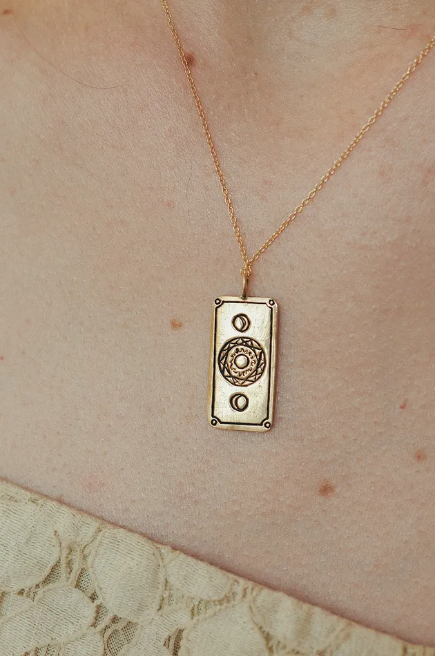 Necklaces Sofia Zakia The Star Tarot Card Necklace