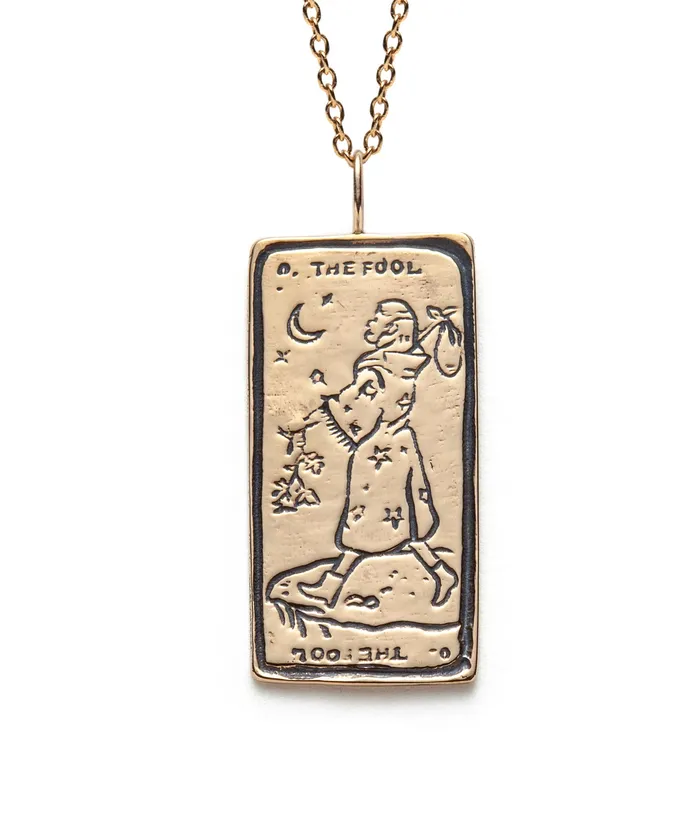 Necklaces The Fool I Tarot Card Necklace Sofia Zakia