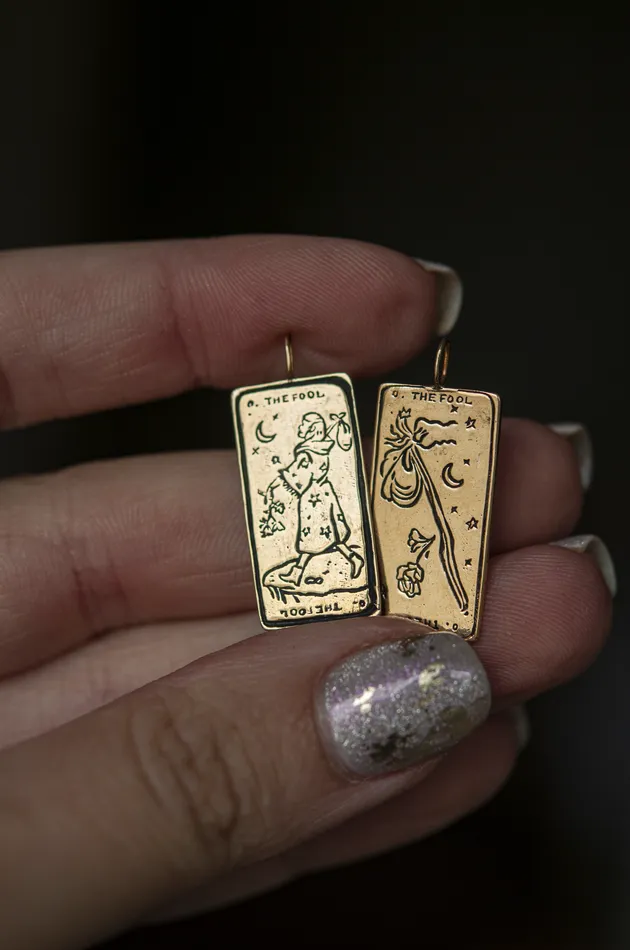 Necklaces The Fool I Tarot Card Necklace Sofia Zakia