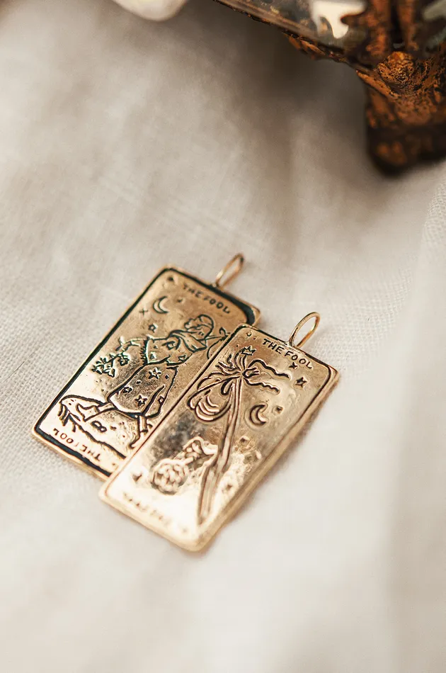 Necklaces The Fool I Tarot Card Necklace Sofia Zakia