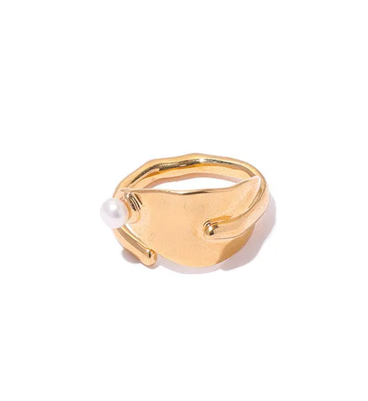 PreStyled Sets Refined by AnnaKaci Assorted Geometric Gold Rings