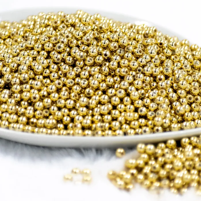PreStyled Sets The BumbleBead Company 4mm Gold Acrylic Spacer Beads 100120 Count