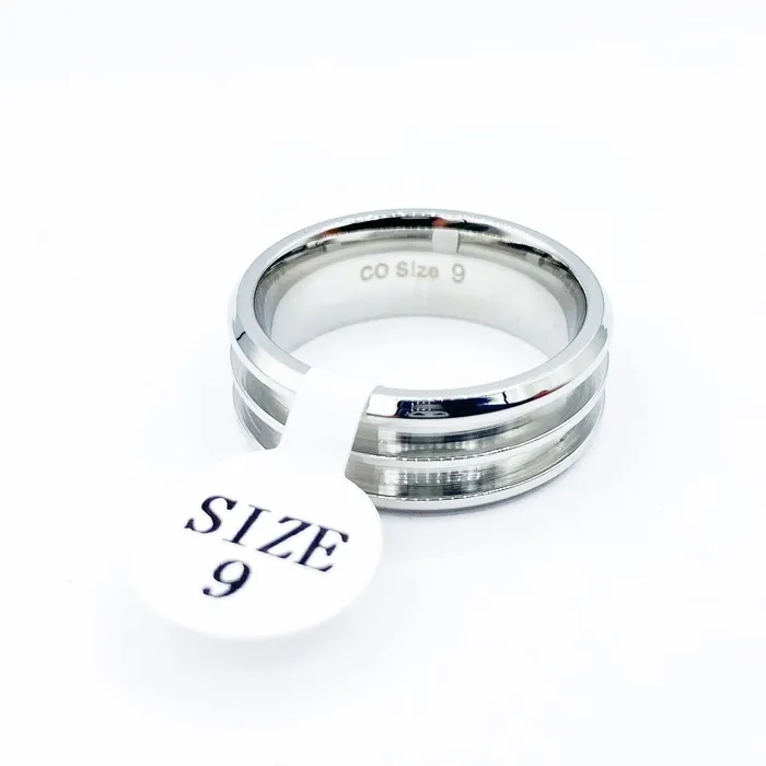 Rings Patrick Adair Supplies Cobalt Chromium DoubleChannel Ring Blanks