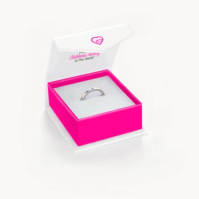 Rings Thin CZ Gem Band Size 25 Baby Toddler Kids Ring Sterling Silver Kids Rings