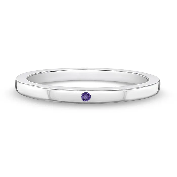 Rings Thin CZ Gem Band Size 25 Baby Toddler Kids Ring Sterling Silver Kids Rings
