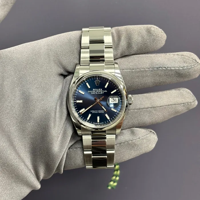 Rolex Datejust 36mm Blue Dial Watch Ref 126200 Happy Jewelers Watches Rolex Datejust 36mm Blue Dial Watch Ref 126200 Happy Jewelers Watches