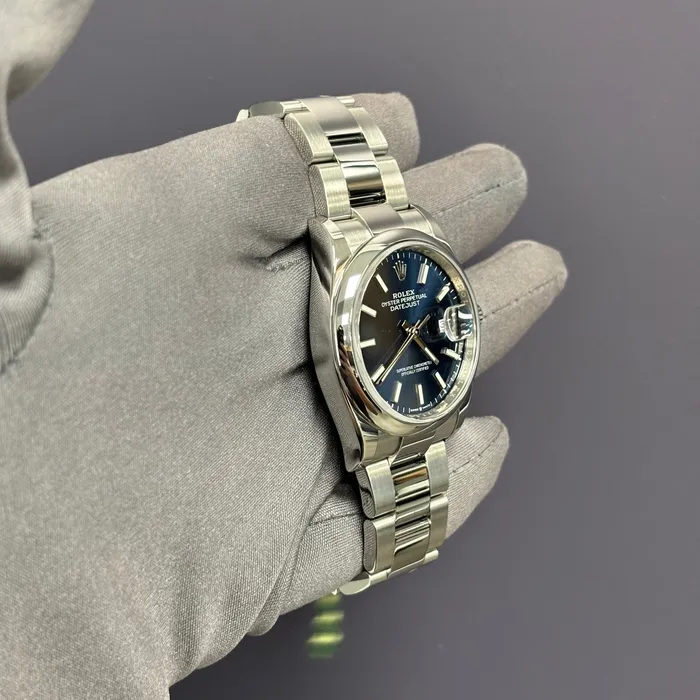 Rolex Datejust 36mm Blue Dial Watch Ref 126200 Happy Jewelers Watches Rolex Datejust 36mm Blue Dial Watch Ref 126200 Happy Jewelers Watches