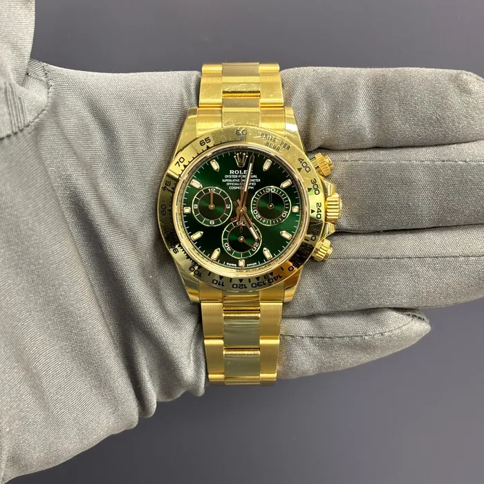 Rolex Daytona 40mm Green Dial Watch Ref 116508 Happy Jewelers Watches Rolex Daytona 40mm Green Dial Watch Ref 116508 Happy Jewelers Watches