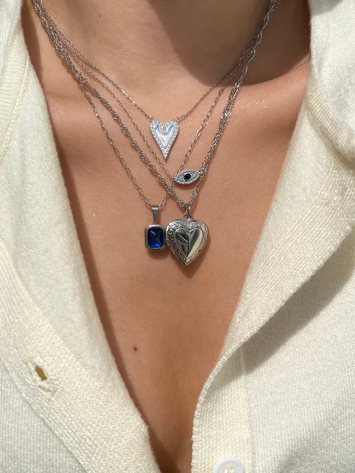 Silver Cielo Necklace Chvker Jewelry Necklaces
