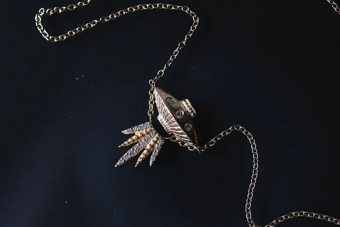 Sofia Zakia Necklaces Diamond Tender Abduction UFO Necklace