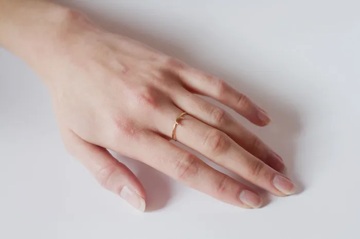 Sofia Zakia Rings Crescent Moon Ring ReadytoShip