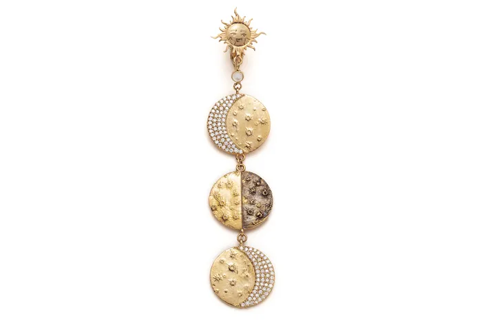 Sofia Zakia Supreme Moon Phase Earring Earrings