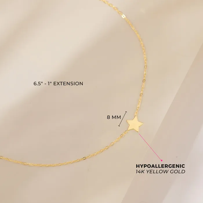 Teen Bracelets Bracelets 14k Gold 65 75 Polished Star Kids Teen Bracelet