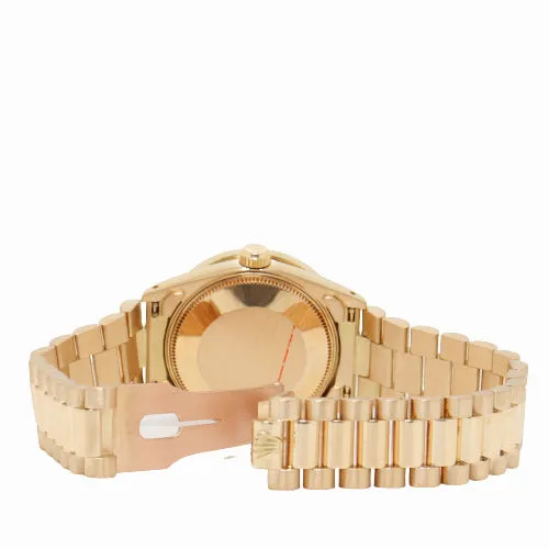 Watches Happy Jewelers Rolex Datejust Yellow Gold 31mm Factory Diamond Diamond Dial Watch Reference 68278