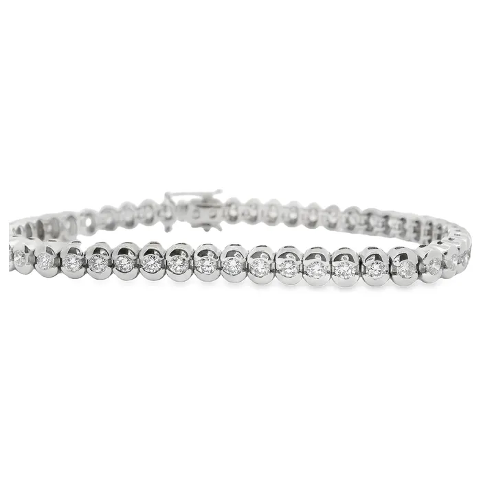 18kt White Gold 345ct Diamond Tennis Bracelet Classic Creations Bracelets 18kt White Gold 345ct Diamond Tennis Bracelet Classic Creations Bracelets