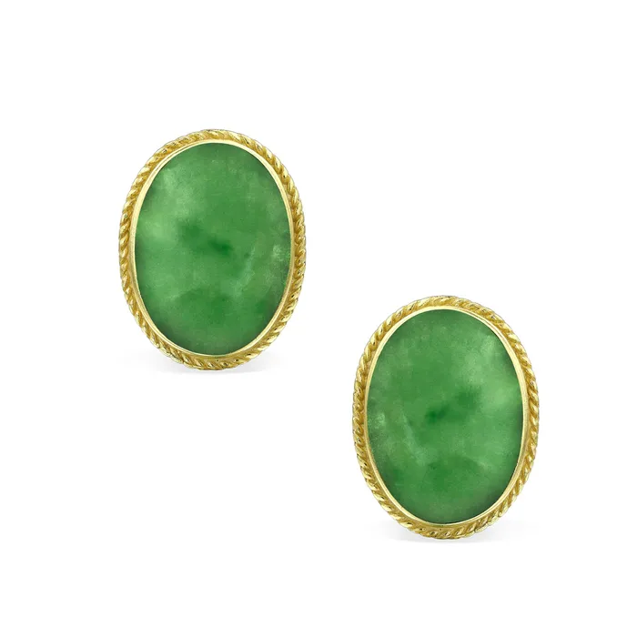 7CT Oval Cabochon Gemstones 14K Gold Plated Sterling Silver ClipOn Earrings BlingJewelry Wholesale Earrings 7CT Oval Cabochon Gemstones 14K Gold Plated Sterling Silver ClipOn Earrings BlingJewelry Wholesale Earrings
