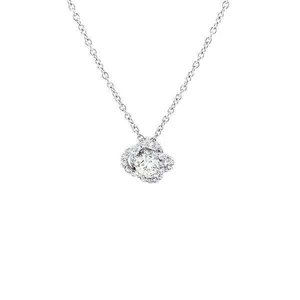 A Link Flower Diamond Necklace A Link Necklaces