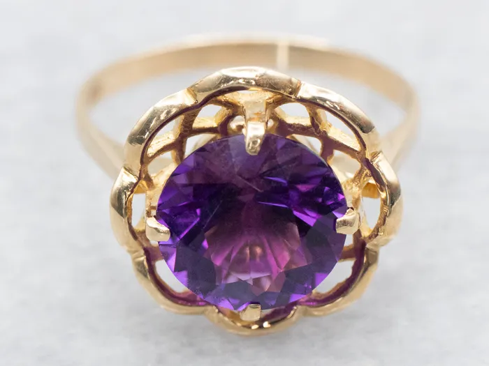Amethyst Solitaire Ring Market Square Jewelers Rings Amethyst Solitaire Ring Market Square Jewelers Rings
