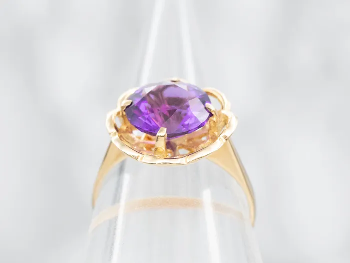 Amethyst Solitaire Ring Market Square Jewelers Rings Amethyst Solitaire Ring Market Square Jewelers Rings