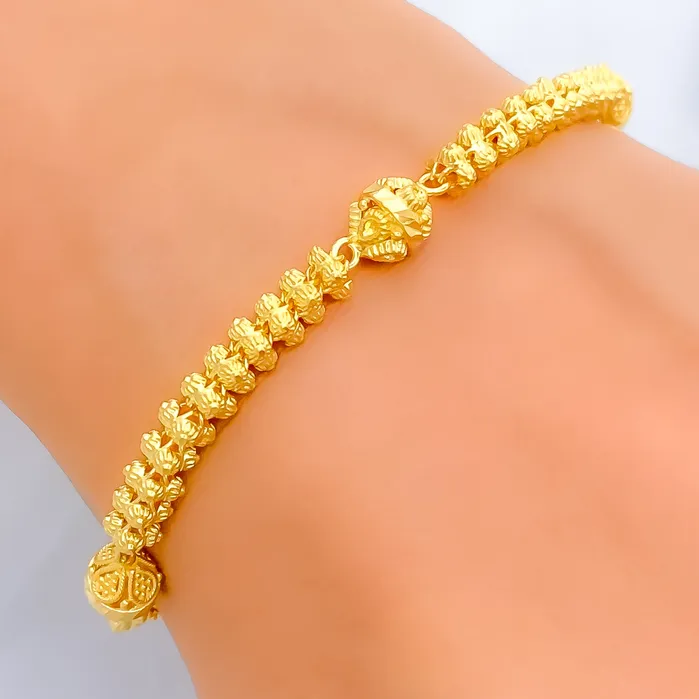 Andaaz Jewelers Bracelets Captivating Iridescent 22k Gold Beaded Bracelet Andaaz Jewelers Bracelets Captivating Iridescent 22k Gold Beaded Bracelet