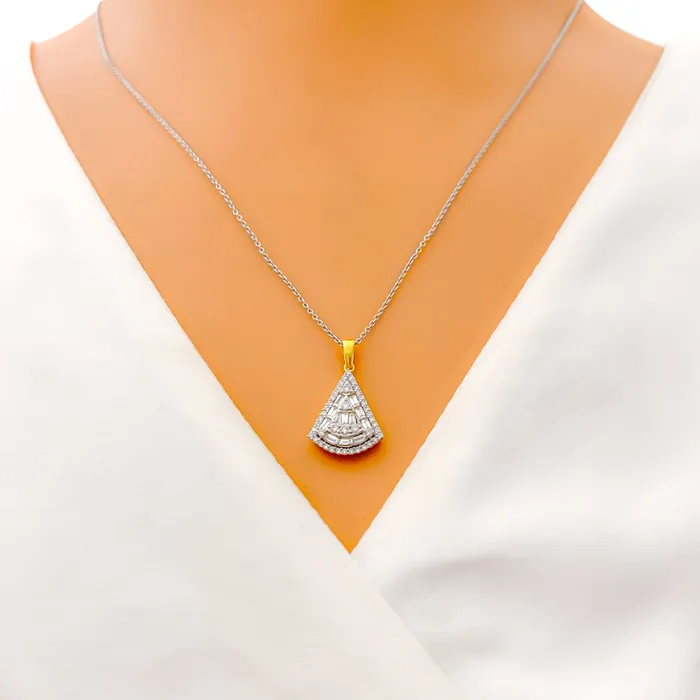Andaaz Jewelers PreStyled Sets Timeless Diamond 18k Gold Pendant