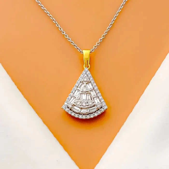 Andaaz Jewelers PreStyled Sets Timeless Diamond 18k Gold Pendant