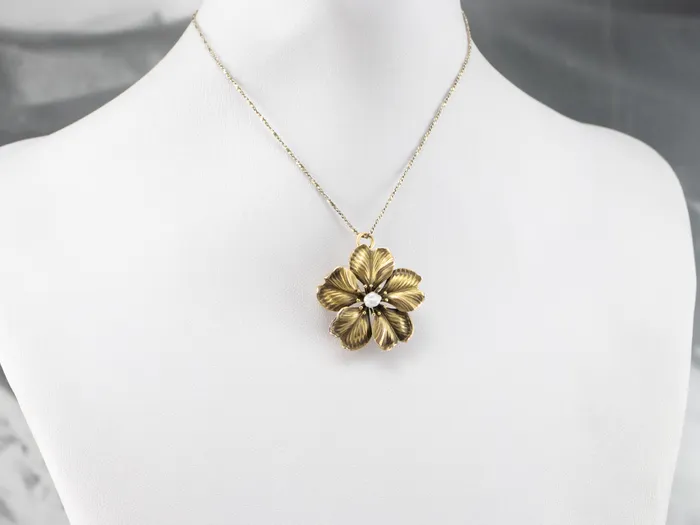 Antique Baroque Pearl Flower Pin or Pendant Market Square Jewelers Necklaces Antique Baroque Pearl Flower Pin or Pendant Market Square Jewelers Necklaces