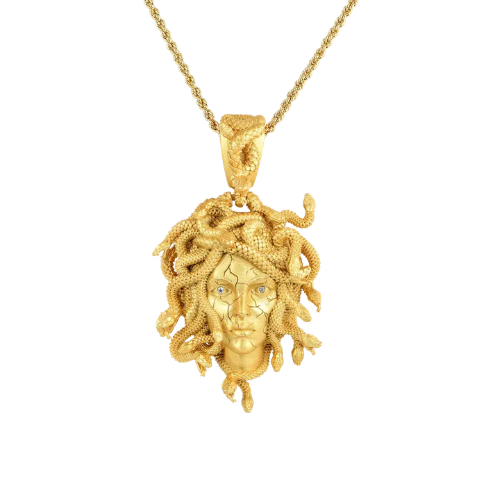 Aporro Brand Necklaces Custom Medusa Pendant