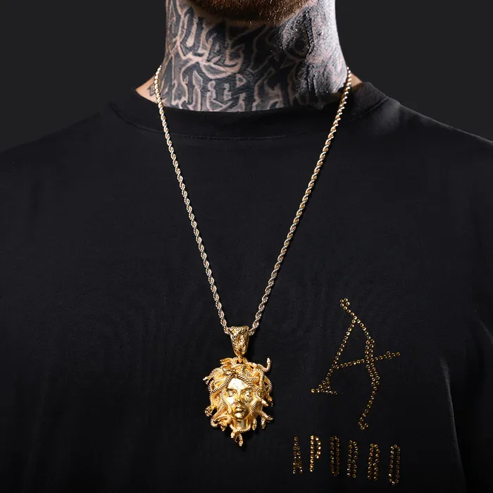 Aporro Brand Necklaces Custom Medusa Pendant