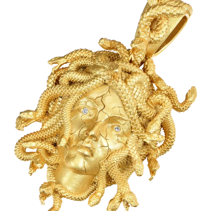 Aporro Brand Necklaces Custom Medusa Pendant