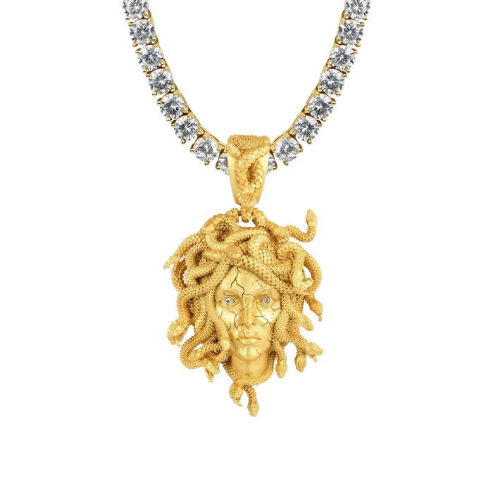 Aporro Brand Necklaces Custom Medusa Pendant