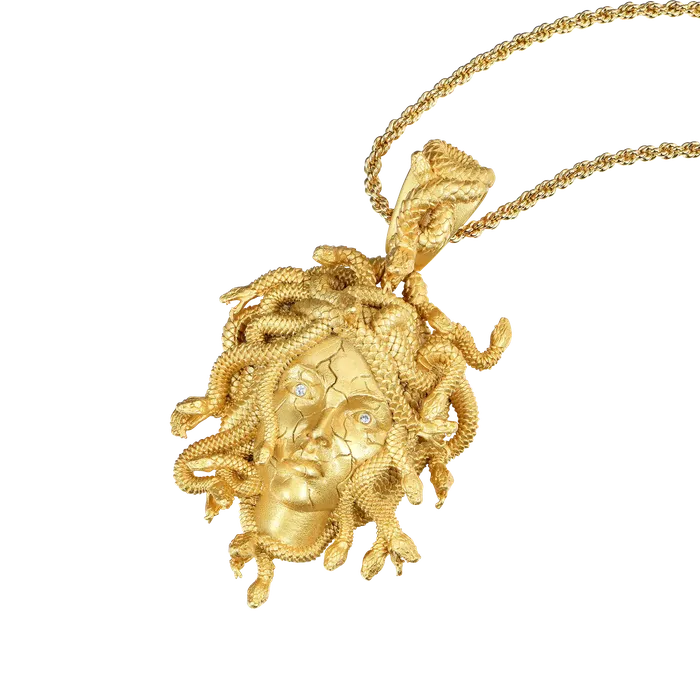 Aporro Brand Necklaces Custom Medusa Pendant