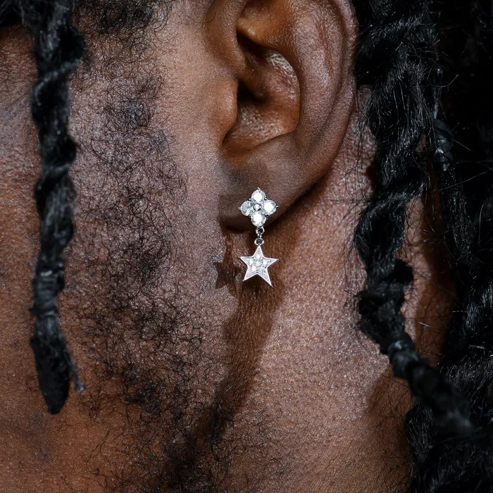 aporro Earrings Star Drop Earring