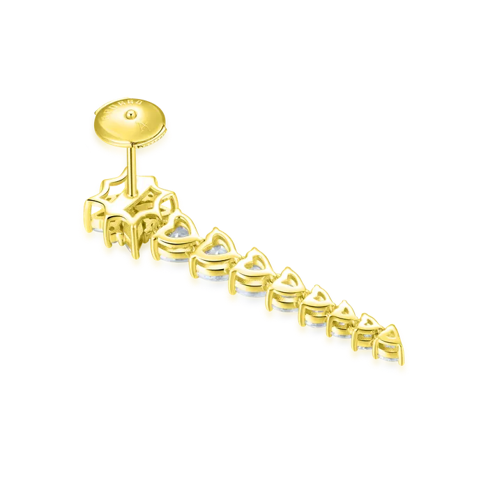 aporro Earrings Womens Charming Heart Dop Earring