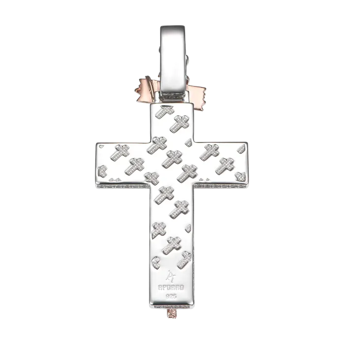 aporro Necklaces Moissanite Crucifixion of Jesus Pendant