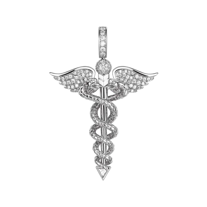 aporro Staff of Hermes Pendant Necklaces