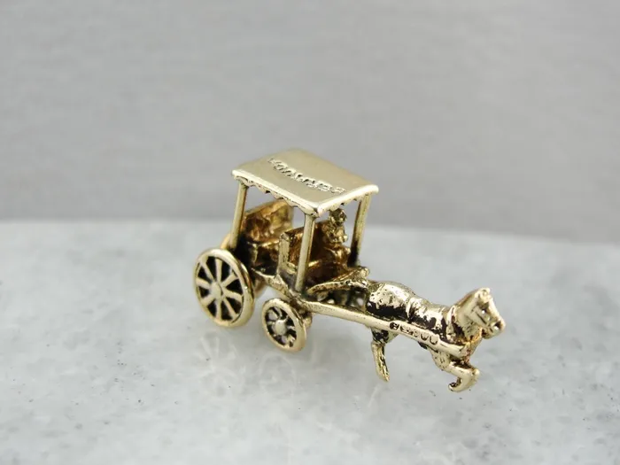 Bermuda Horse Cart Charm Market Square Jewelers Charm Necklaces