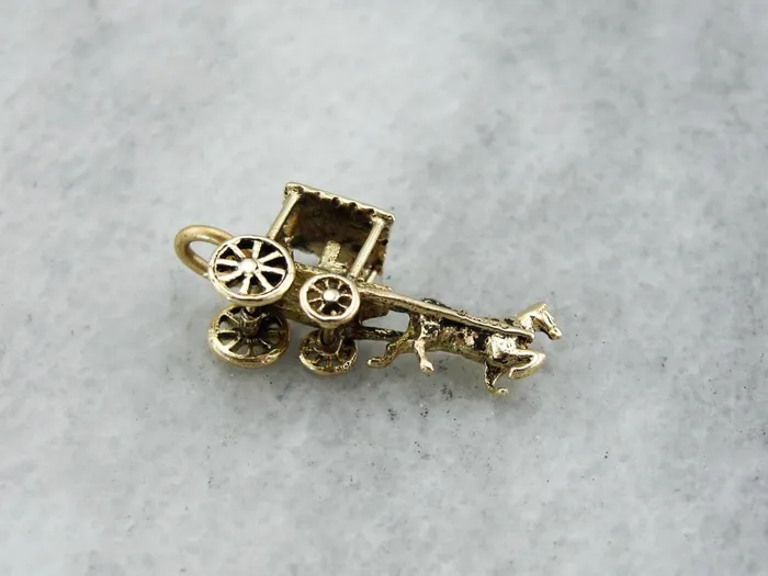 Bermuda Horse Cart Charm Market Square Jewelers Charm Necklaces