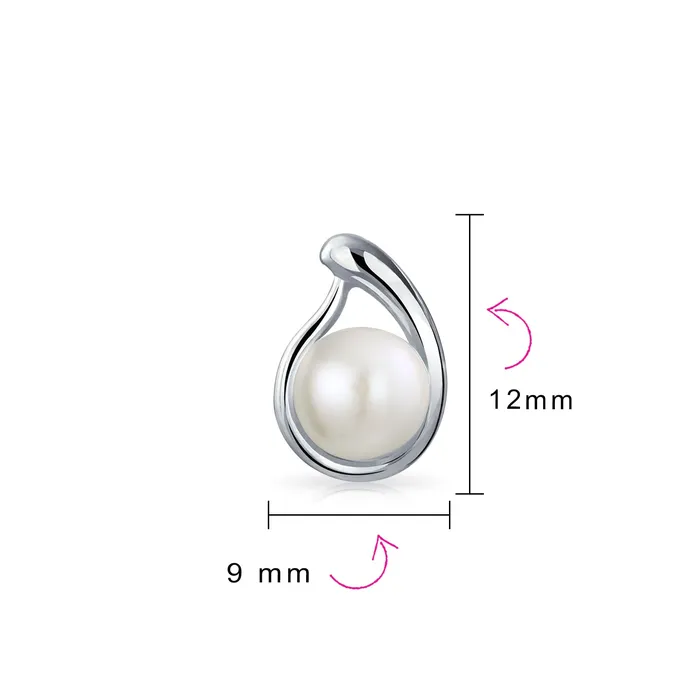 BlingJewelry Wholesale Earrings Elegant Bridal White Freshwater Pearl Teardrop Stud Earrings Sterling Silver BlingJewelry Wholesale Earrings Elegant Bridal White Freshwater Pearl Teardrop Stud Earrings Sterling Silver