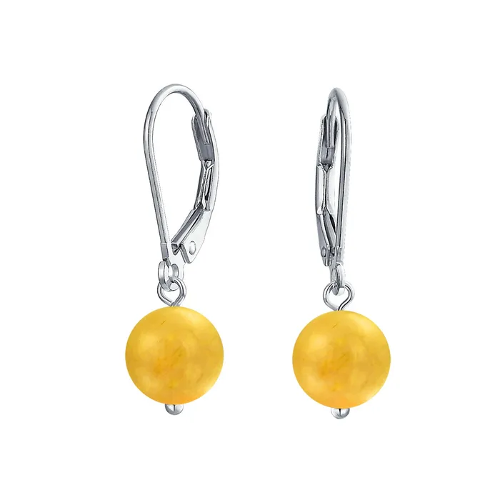 BlingJewelry Wholesale Earrings Simple Gemstone 8MM Drop Ball Earrings with Secure Hinge Lever Back in Sterling Silver BlingJewelry Wholesale Earrings Simple Gemstone 8MM Drop Ball Earrings with Secure Hinge Lever Back in Sterling Silver