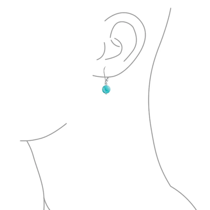 BlingJewelry Wholesale Earrings Simple Gemstone 8MM Drop Ball Earrings with Secure Hinge Lever Back in Sterling Silver BlingJewelry Wholesale Earrings Simple Gemstone 8MM Drop Ball Earrings with Secure Hinge Lever Back in Sterling Silver
