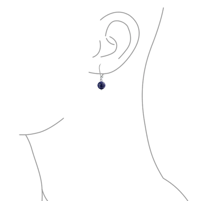 BlingJewelry Wholesale Earrings Simple Gemstone 8MM Drop Ball Earrings with Secure Hinge Lever Back in Sterling Silver BlingJewelry Wholesale Earrings Simple Gemstone 8MM Drop Ball Earrings with Secure Hinge Lever Back in Sterling Silver