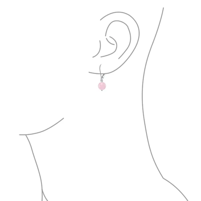 BlingJewelry Wholesale Earrings Simple Gemstone 8MM Drop Ball Earrings with Secure Hinge Lever Back in Sterling Silver BlingJewelry Wholesale Earrings Simple Gemstone 8MM Drop Ball Earrings with Secure Hinge Lever Back in Sterling Silver
