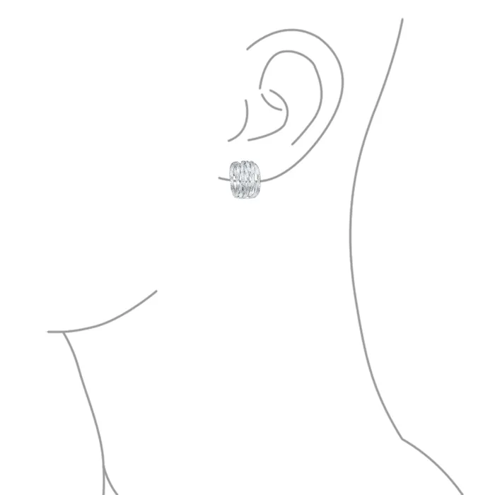 BlingJewelry Wholesale Fashion Criss Cross Basket Weave ClipOn Earrings Matte Silver Gold Plated Earrings BlingJewelry Wholesale Fashion Criss Cross Basket Weave ClipOn Earrings Matte Silver Gold Plated Earrings