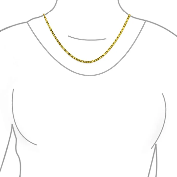 BlingJewelry Wholesale Necklaces 14K Gold Plated Black Stainless Steel Chain Necklace for Men 5MM Curb Foxtail