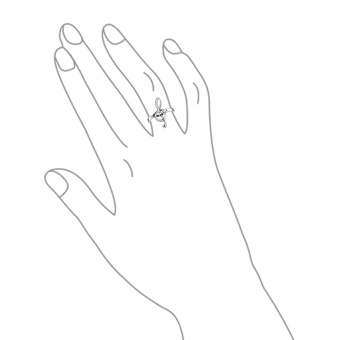 BlingJewelry Wholesale Rings Silver Ring with Treble Clef Note Design Sterling Thin Band for Music Lovers BlingJewelry Wholesale Rings Silver Ring with Treble Clef Note Design Sterling Thin Band for Music Lovers