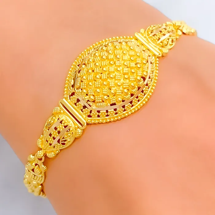 Bracelets Andaaz Jewelers Shimmering Luxurious 22k Gold Bracelet