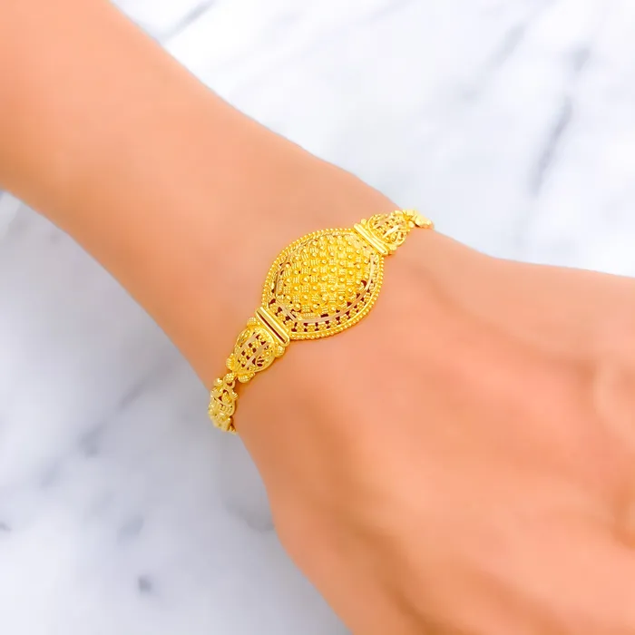 Bracelets Andaaz Jewelers Shimmering Luxurious 22k Gold Bracelet