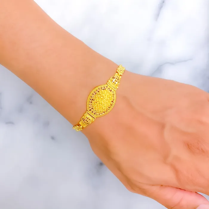 Bracelets Andaaz Jewelers Shimmering Luxurious 22k Gold Bracelet